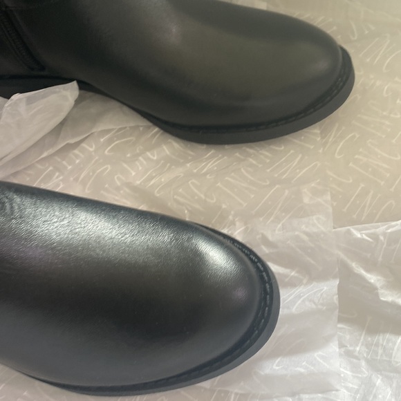 I.N.C. International Concepts Frankii riding boots, buckled straps, almond toe - Picture 4 of 10